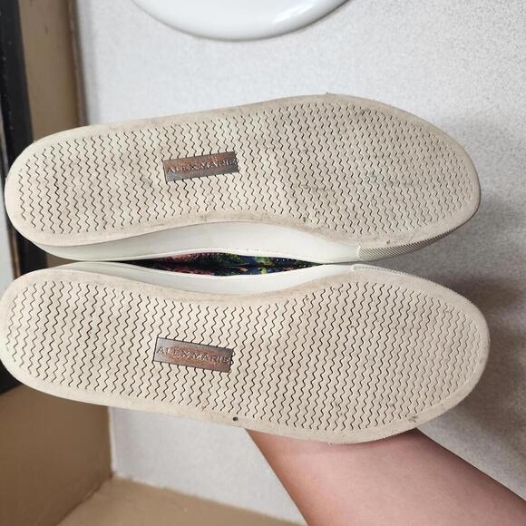 Alex Marie Crystal Embellished Slip-on Sneakers Size 6 - Picture 7 of 9